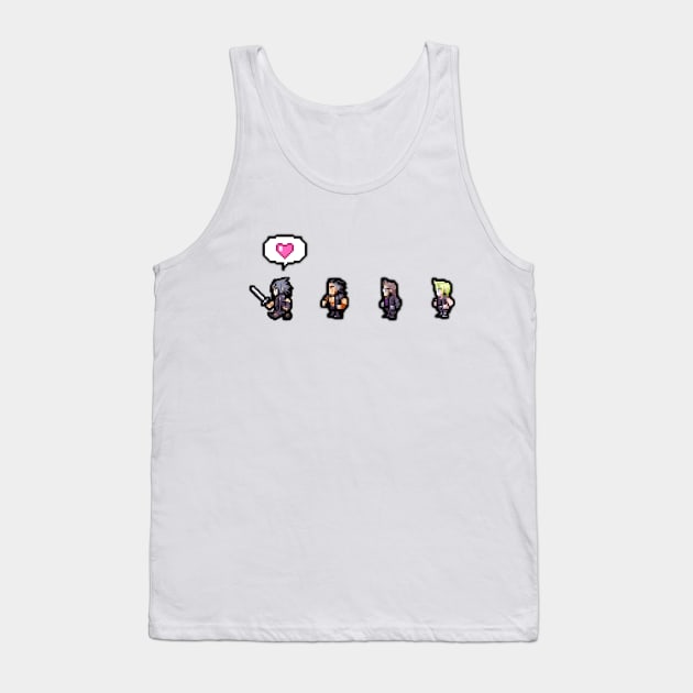 Pixel Noctis Love Tank Top by LadyTsundere